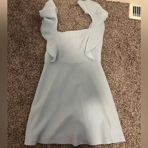 BCBGeneration Ruffle Sleeve Mini Dress